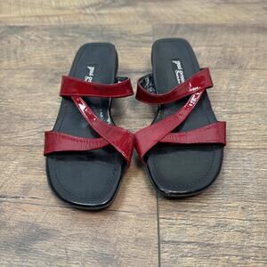 Paul Green Women's Red‎ Patent Leather Sandals Size 8